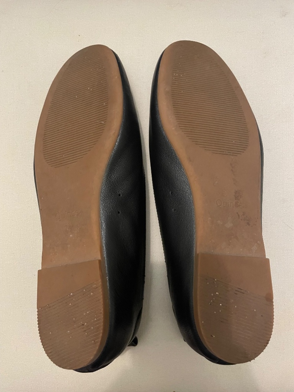 Quince Italian leather glove ballet flat black 7.5 - Picture 3 of 7